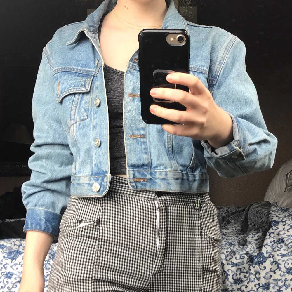 Cropped denim jacket vintage